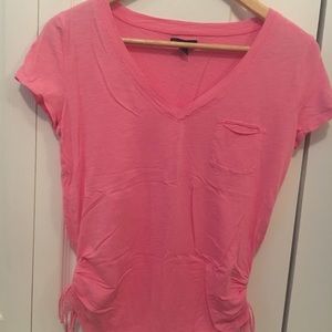 Beachy Pink V-Neck